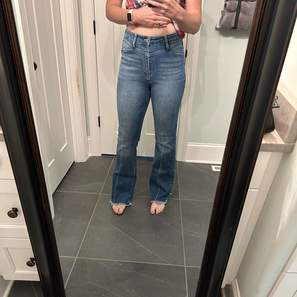 KanCan Western Front High Rise Flares 11/29 - Picture 2 of 8